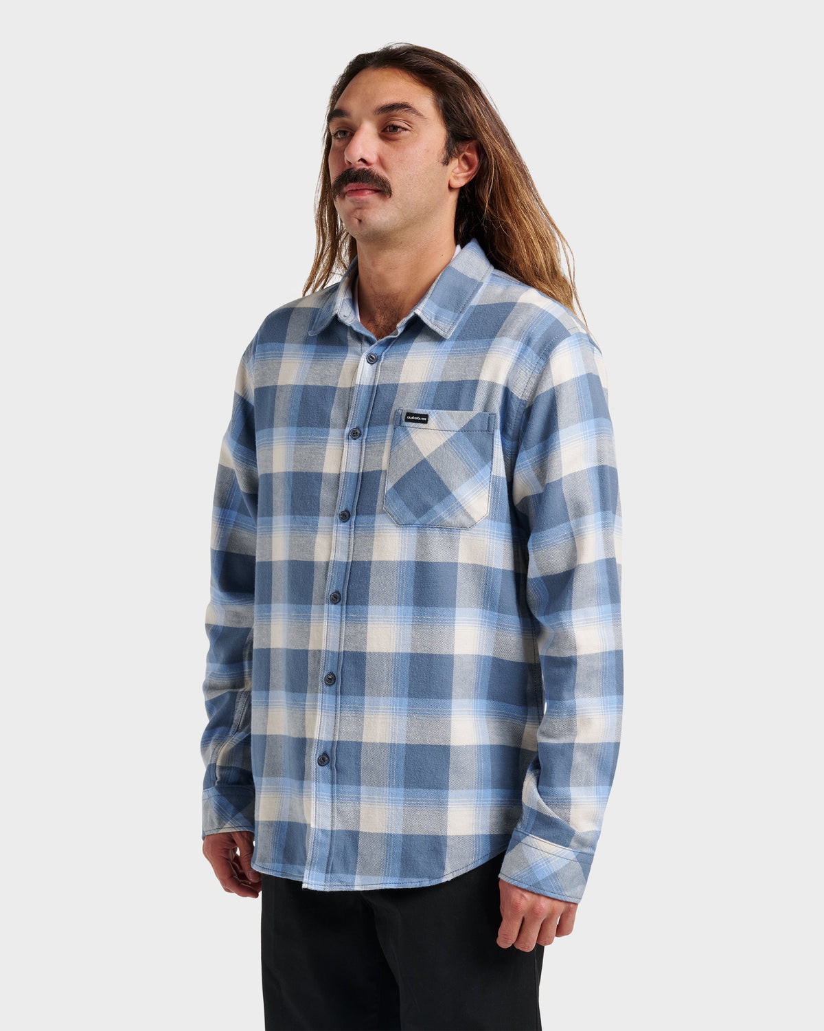 Penmar Check Flannel Shirt - China Blue