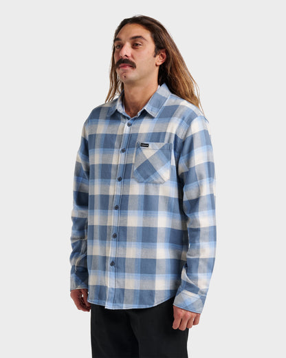 Penmar Check Flannel Shirt - China Blue