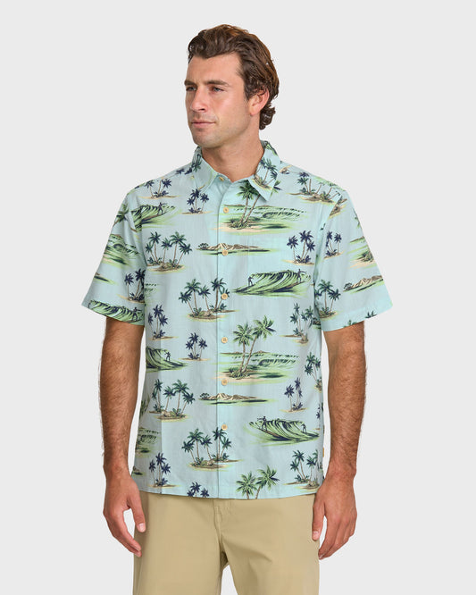 Waterman Day Dreamin' Shirt - Cool Blue