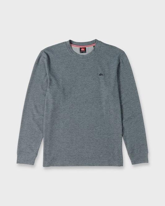 Malvern Long Sleeve Soft Touch Crewneck Sweatshirt - Anthracite
