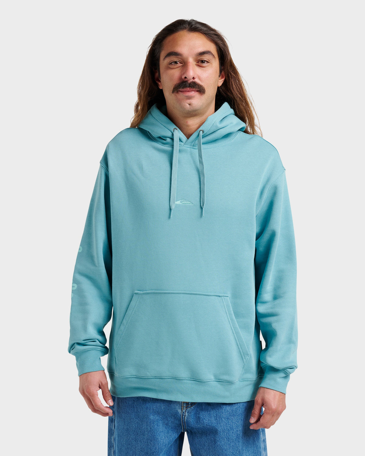 Passage Logo Hoodie - Dusty Turquoise