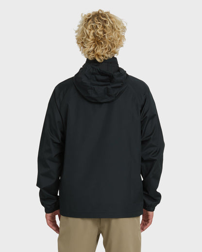 Waterman Shell Shock Water-Resistant Windbreaker - Black