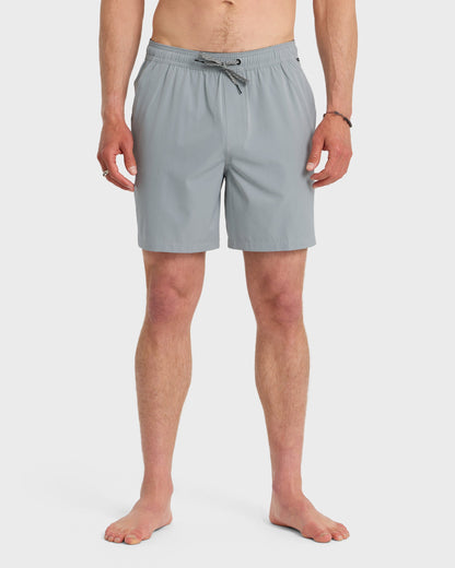 Taxer Amphibian 18" Hybrid Shorts - Smoked Gray
