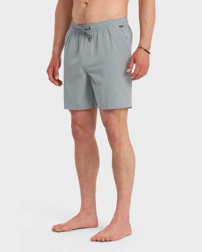 Taxer Amphibian 18" Hybrid Shorts - Smoked Gray
