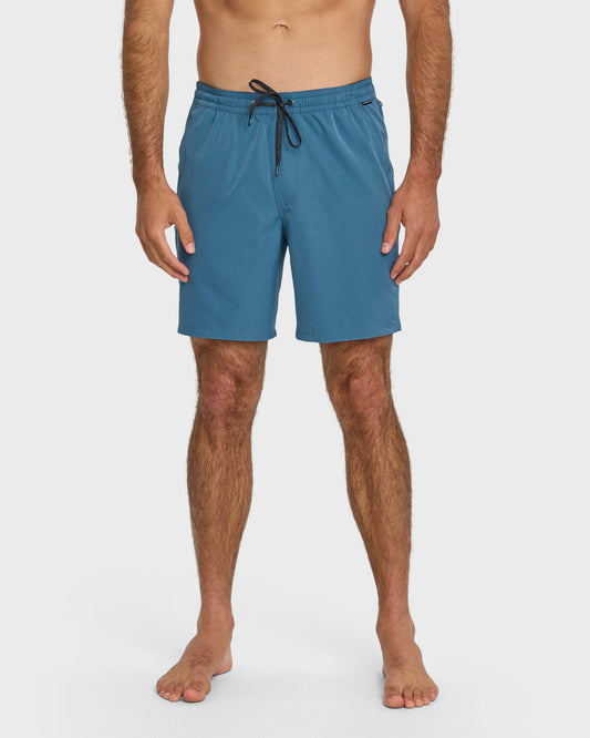 Taxer Amphibian 18" Hybrid Shorts - Copen Blue