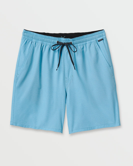 Taxer Heather Amphibian 18" Hybrid Shorts - Aqua Blue