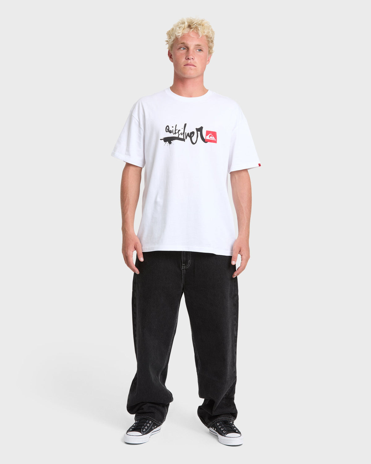 Baggy Denim Pants - Black Wash