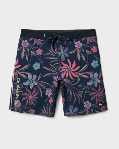 Highline Straight Leg 19" Boardshorts - Total Eclipse