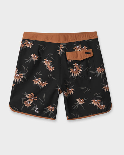Surfsilk Costal Flora 19" Boardshorts - Black
