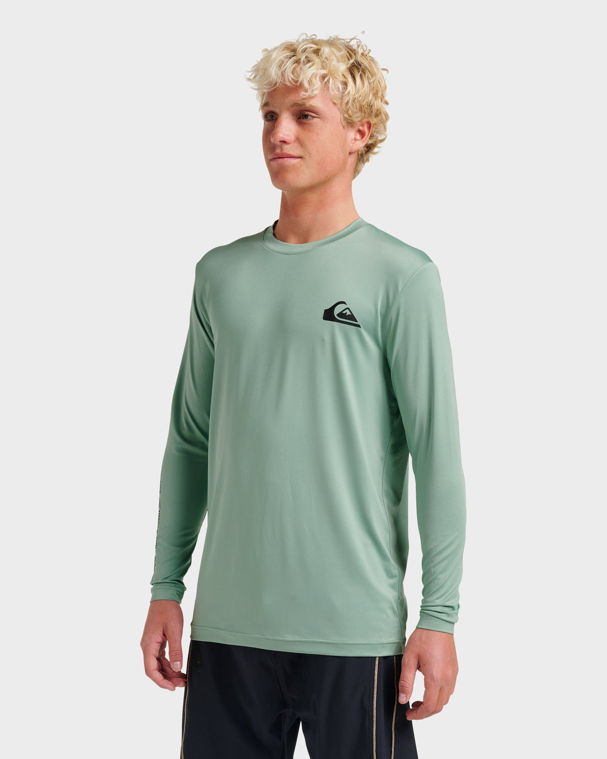 Everyday Long Sleeve Surf Tee - Granite Green