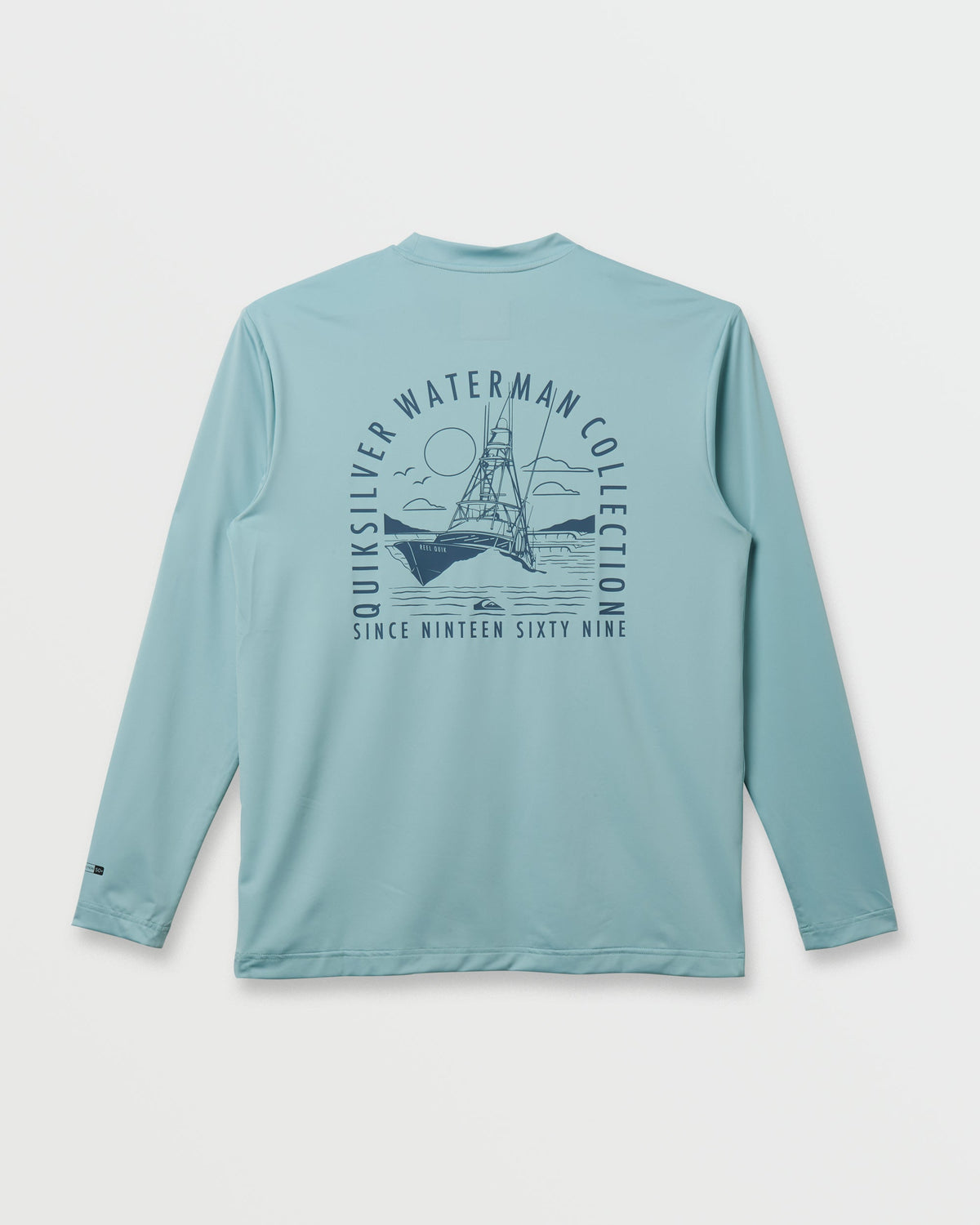 Waterman Coolbreeze Long Sleeve Surf Tee - Sterling Blue
