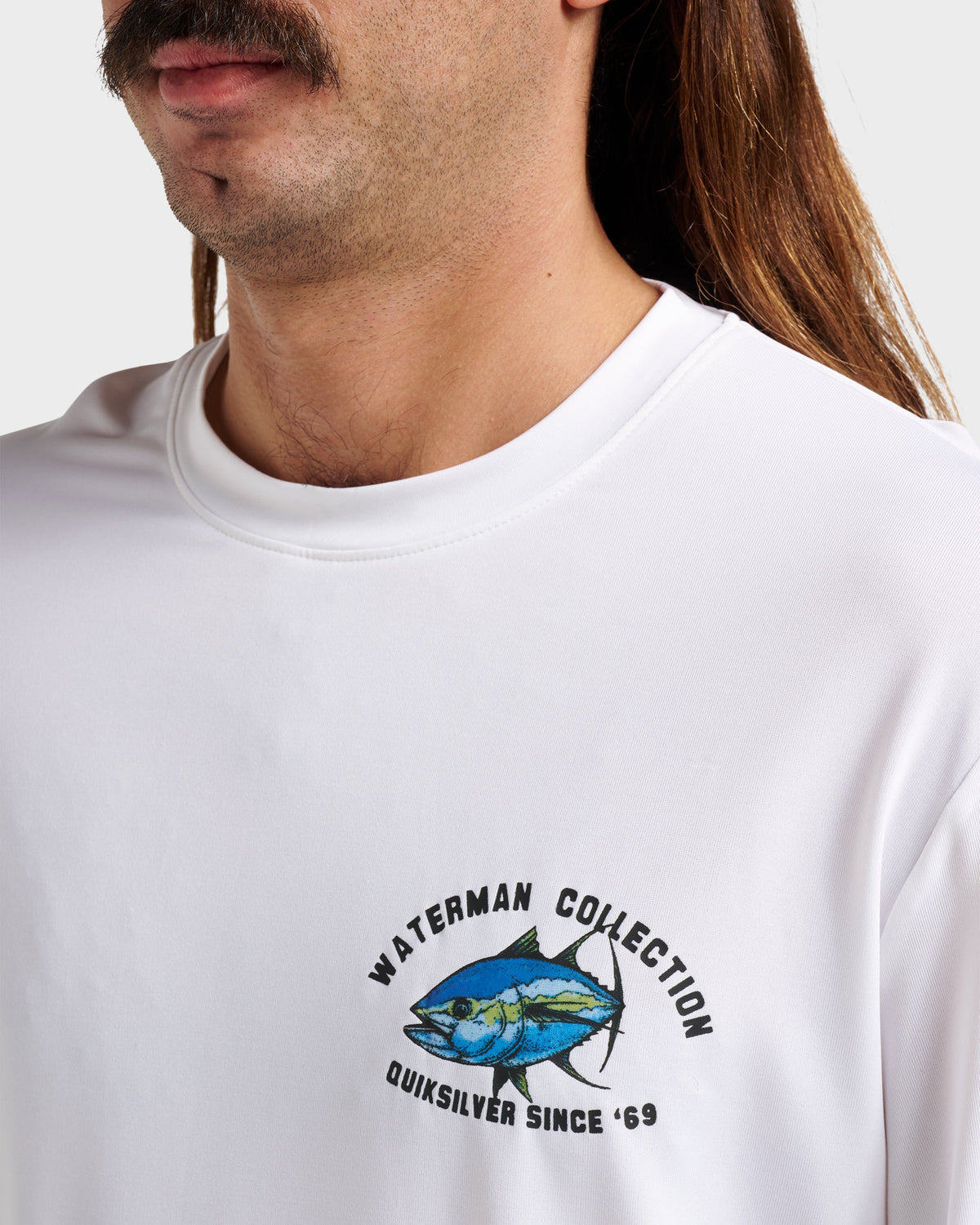 Waterman Coolbreeze Long Sleeve Surf Tee - White