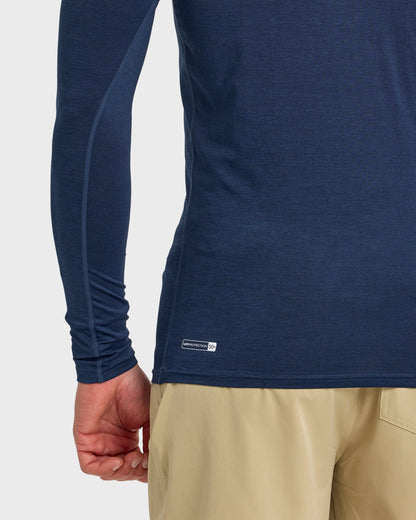 Everyday UPF 50 Long Sleeve Rashguard - Navy Heather
