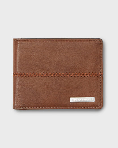 Stitchy 3 Wallet - Chocolate Brown